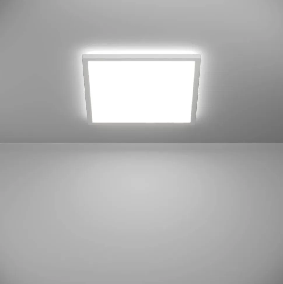 Kattovalaisin Eglo Rovito-z LED RGB CCT 29x29cm IP44 musta