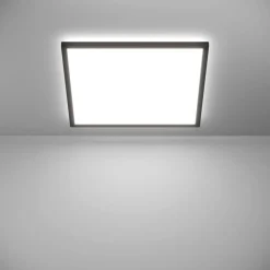 Kattovalaisin Eglo Rovito-z LED RGB CCT 29x29cm IP44 musta