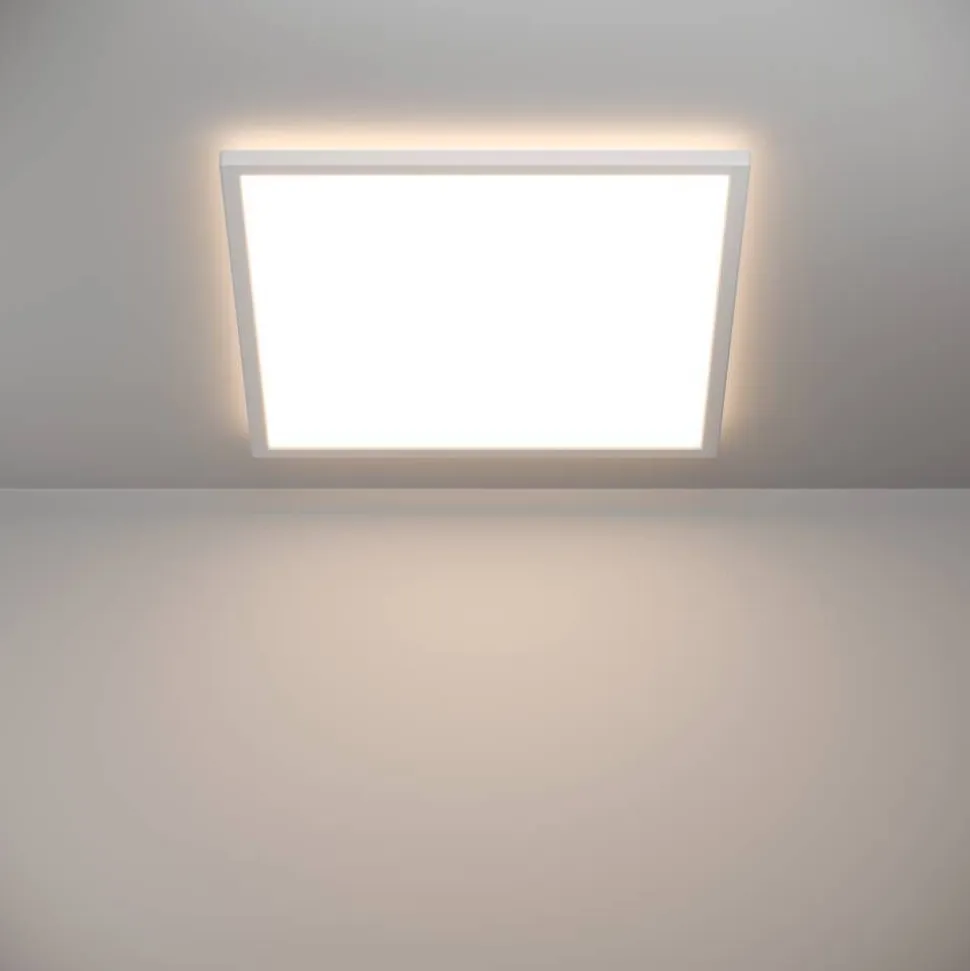 Kattovalaisin Eglo Rovito-z LED RGB CCT 29x29cm IP44 musta
