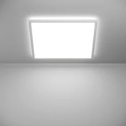 Kattovalaisin Eglo Rovito-z LED RGB CCT 29x29cm IP44 musta