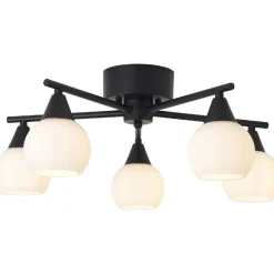 Kattovalaisin FocusLight Kiira 5-osa Ø50cm, musta