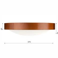 Kattovalaisin FocusLight Luna, 370mm Wenge 2xE27