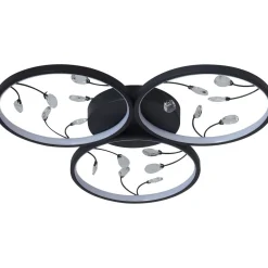Kattovalaisin FocusLight Rings Ø62cm, 3x10W, CCT, himmennys, valkoinen