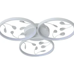 Kattovalaisin FocusLight Rings Ø62cm, 3x10W, CCT, himmennys, valkoinen
