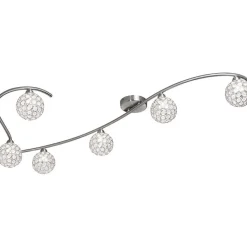 Kattovalaisin Globo Azalea 6x33W 230V IP20 matta nikkeli