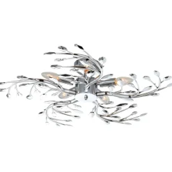 Kattovalaisin Globo Flash 5x40W 230V IP20 Ø 650mm kromi