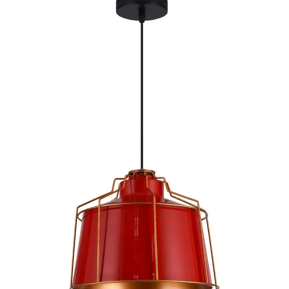 Kattovalaisin GTV by Harju Goa, Ø320mm, punainen/kulta