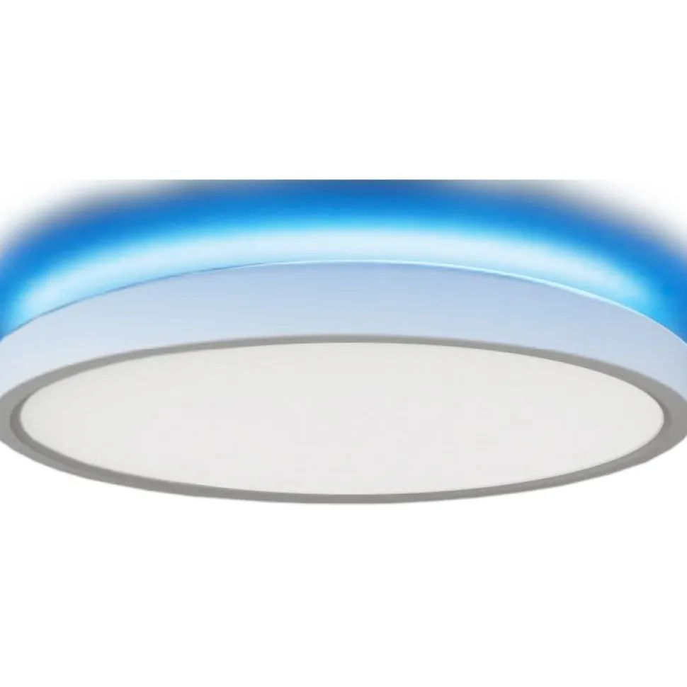 Kattovalaisin Led Energie, IP40, 28W, 2400lm, 4000K + sininen taustavalo, valkoinen, Ø400mm