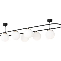 Kattovalaisin Linento Lighting Abakus 6-osainen musta