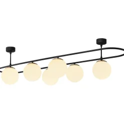 Kattovalaisin Linento Lighting Abakus 6-osainen musta