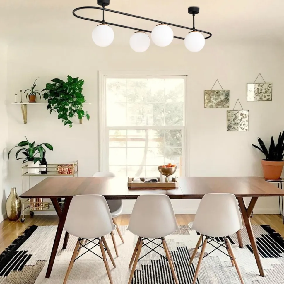 Kattovalaisin Linento Lighting Abakus 4-osainen musta