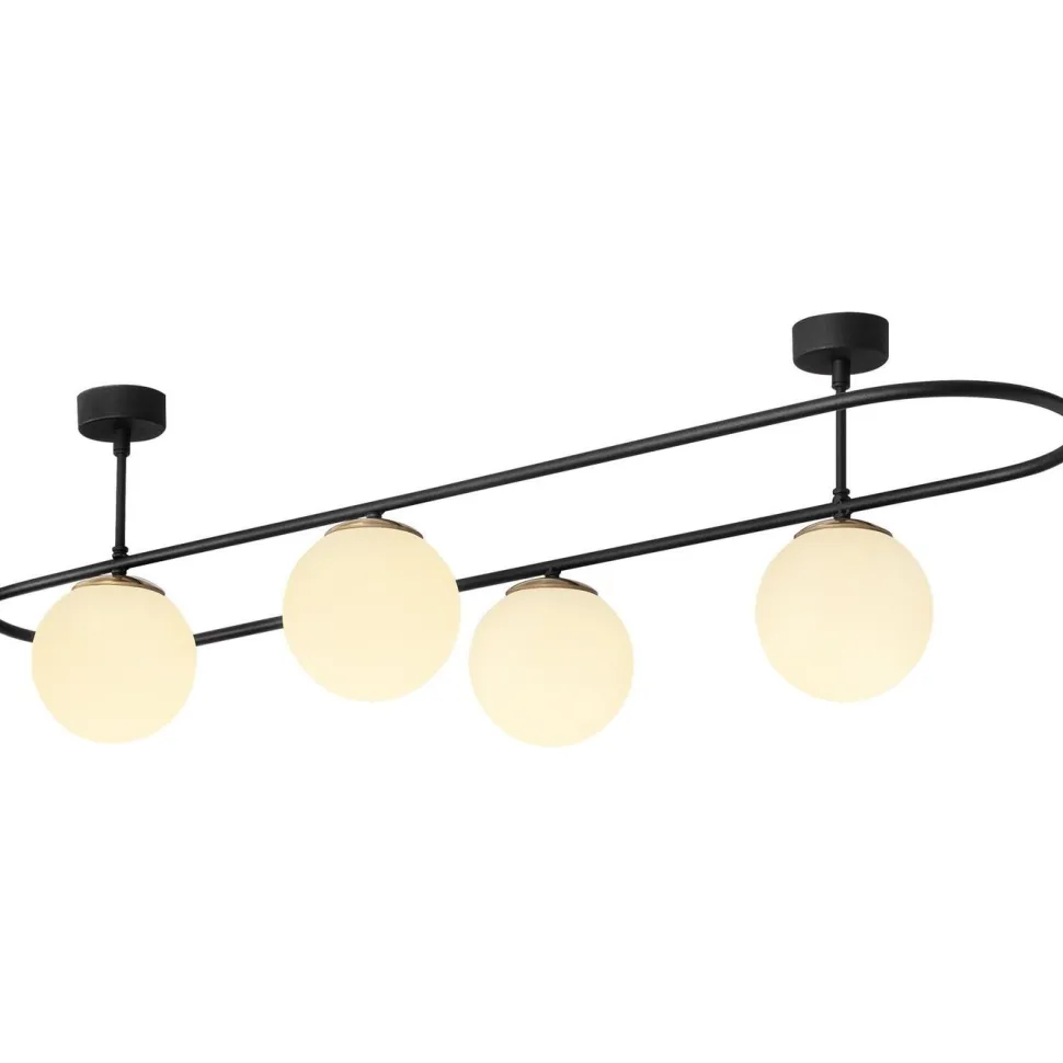 Kattovalaisin Linento Lighting Abakus 4-osainen musta