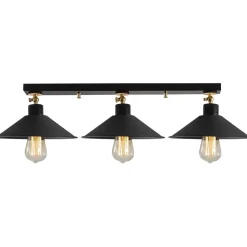 Kattovalaisin Linento Lighting Arcilla 3-osainen musta