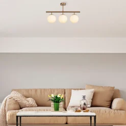 Kattovalaisin Linento Lighting Atmaca 3-osainen messinki