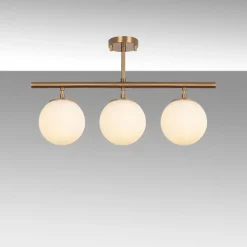 Kattovalaisin Linento Lighting Atmaca 3-osainen messinki