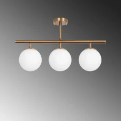 Kattovalaisin Linento Lighting Atmaca 3-osainen messinki
