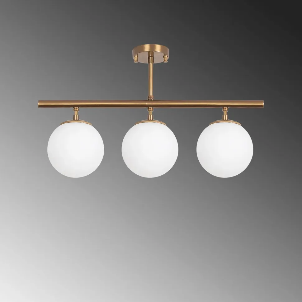 Kattovalaisin Linento Lighting Atmaca 3-osainen messinki