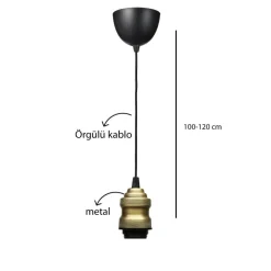 Kattovalaisin Linento Lighting AYD-3707, Ø8cm, musta