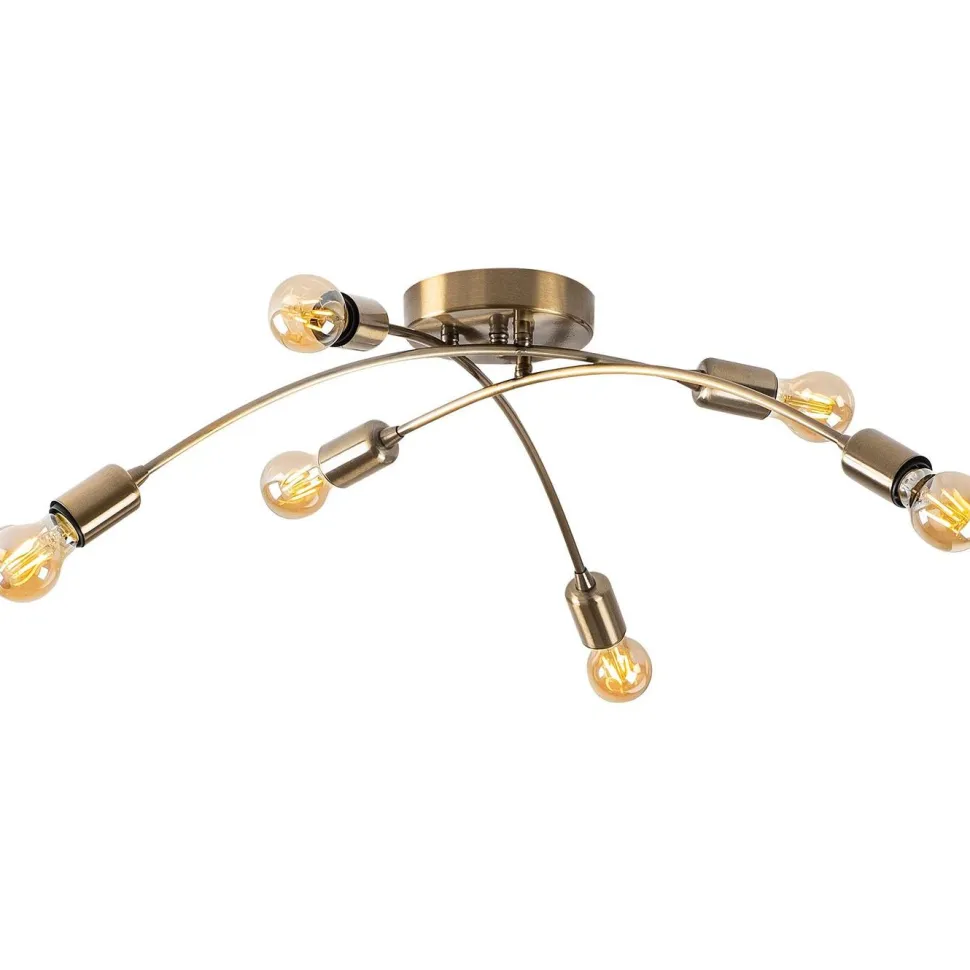 Kattovalaisin Linento Lighting Banana 6-osainen messinki