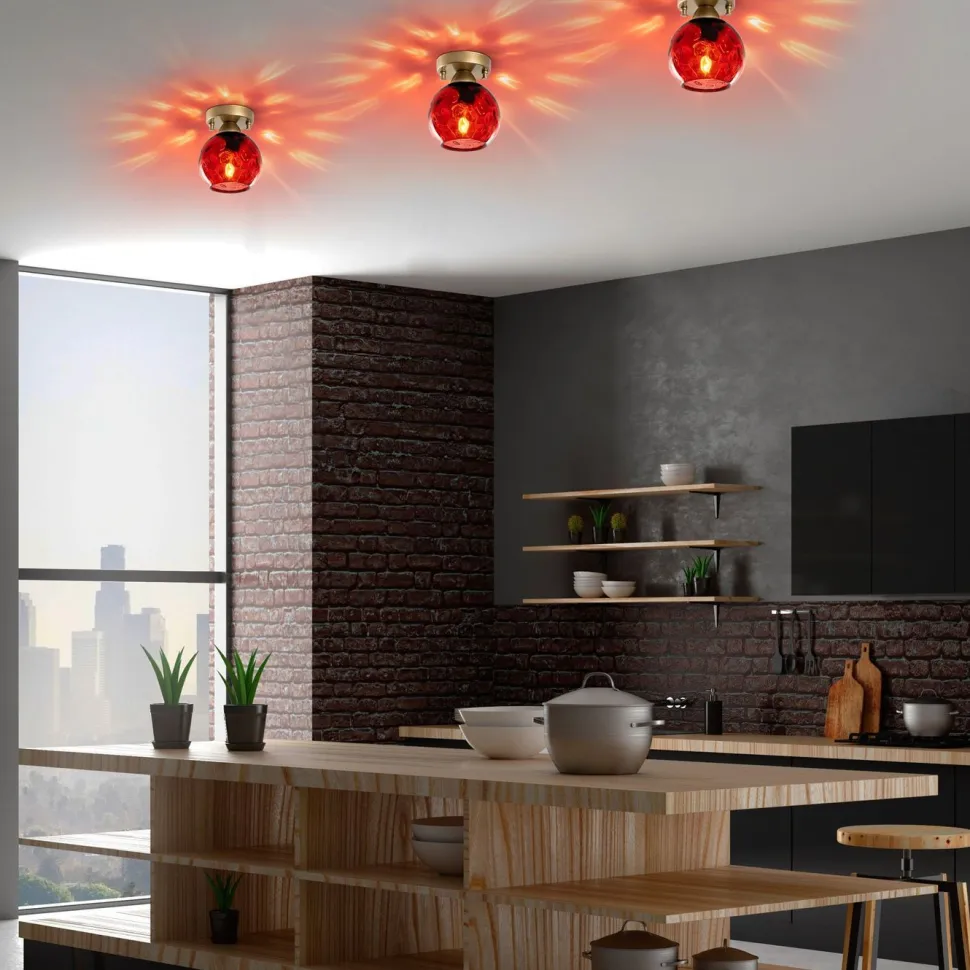 Kattovalaisin Linento Lighting Benek, Ø15cm, E27, eri värejä
