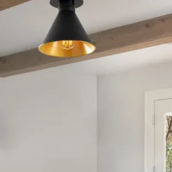 Kattovalaisin Linento Lighting Berceste, Ø20cm, musta