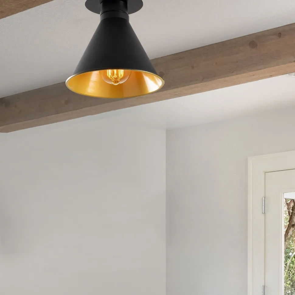 Kattovalaisin Linento Lighting Berceste, Ø20cm, musta