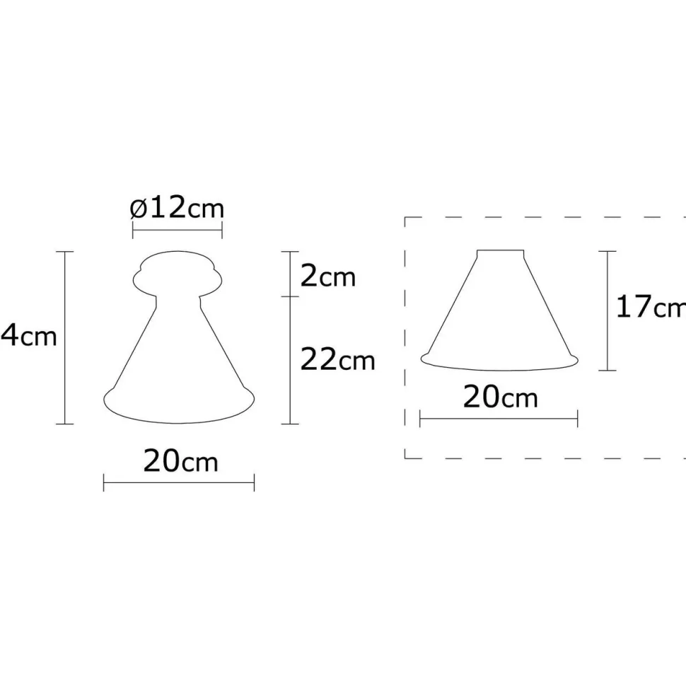 Kattovalaisin Linento Lighting Berceste, Ø20cm, musta