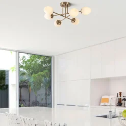 Kattovalaisin Linento Lighting Camflo 6-osainen kulta