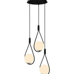 Kattovalaisin Linento Lighting Corcoran 3-osainen musta