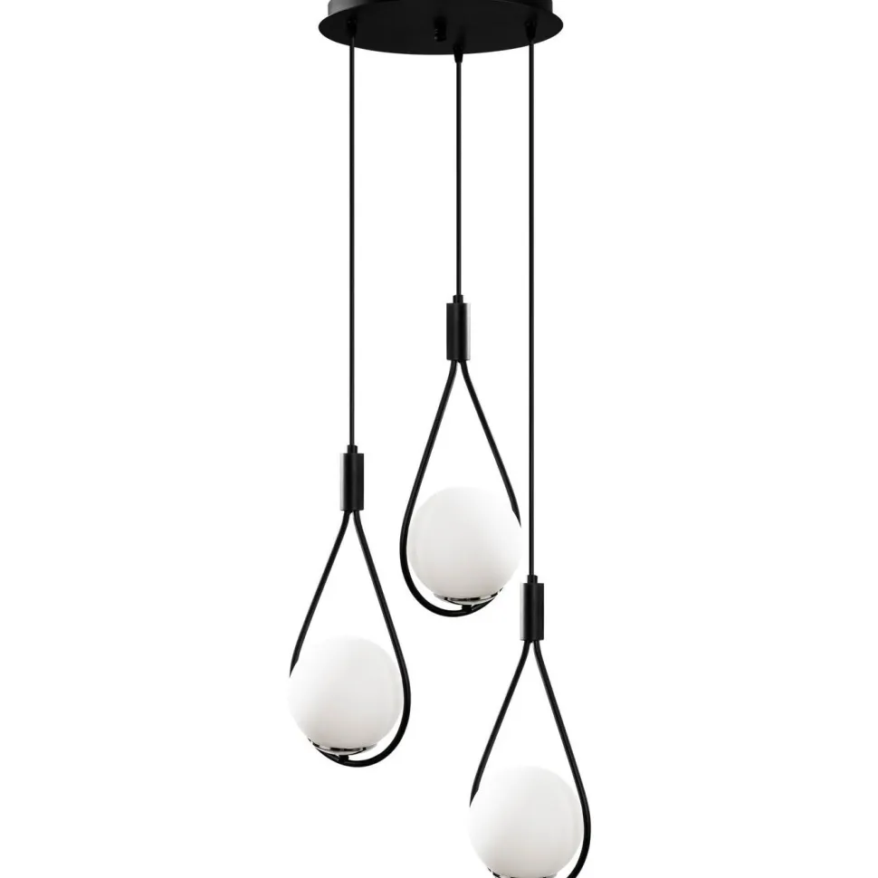 Kattovalaisin Linento Lighting Corcoran 3-osainen musta