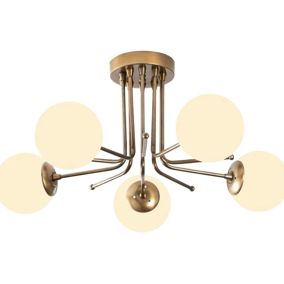 Kattovalaisin Linento Lighting Daisy 5-osainen kulta