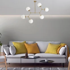 Kattovalaisin Linento Lighting Damar 6-osainen 80 cm kulta