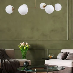 Kattovalaisin Linento Lighting Damar 6-osainen kulta
