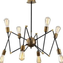 Kattovalaisin Linento Lighting Dixie 8-osainen pronssi