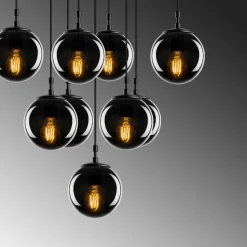 Kattovalaisin Linento Lighting Efe 9-osainen musta