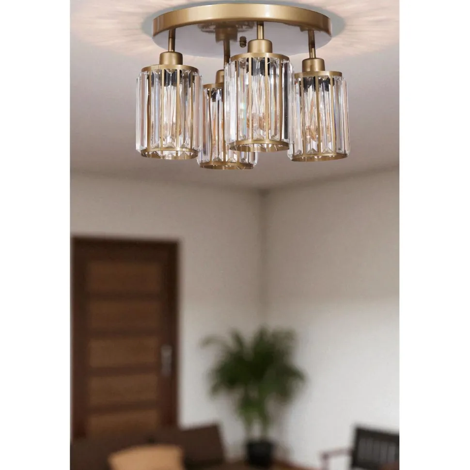 Kattovalaisin Linento Lighting Hugo 4-osainen kulta