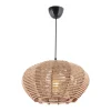 Kattovalaisin Linento Lighting Jute Ellipse, kermanvalkoinen