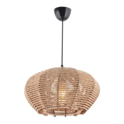 Kattovalaisin Linento Lighting Jute Ellipse, kermanvalkoinen