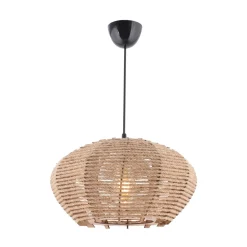 Kattovalaisin Linento Lighting Jute Ellipse, kermanvalkoinen