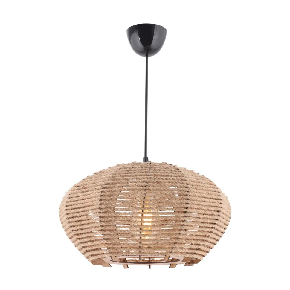 Kattovalaisin Linento Lighting Jute Ellipse, kermanvalkoinen