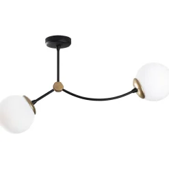Kattovalaisin Linento Lighting Kromozom 72 cm 2-osainen musta