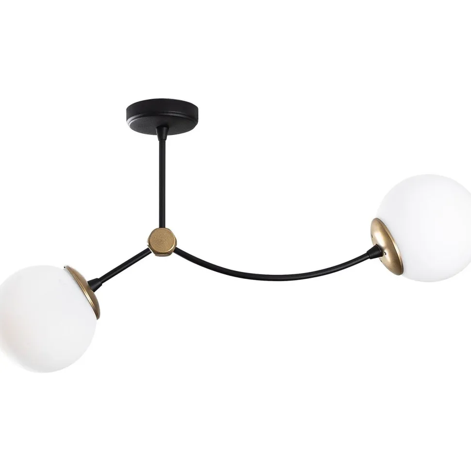 Kattovalaisin Linento Lighting Kromozom 72 cm 2-osainen musta