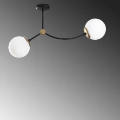Kattovalaisin Linento Lighting Kromozom 72 cm 2-osainen musta