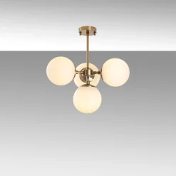 Kattovalaisin Linento Lighting Milla 4-osainen kulta