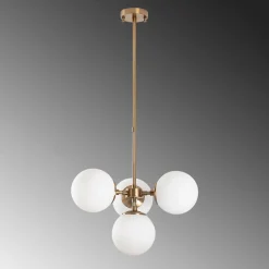 Kattovalaisin Linento Lighting Milla 4-osainen kulta säädettävä