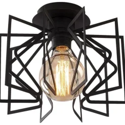 Kattovalaisin Linento Lighting Nemrut, Ø26cm, E27, musta