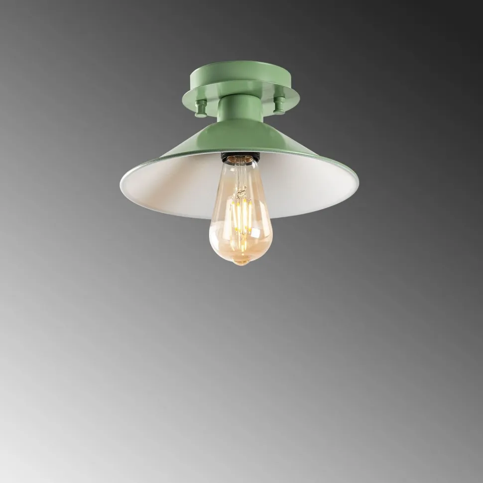 Kattovalaisin Linento Lighting Satama, Ø24cm, E27, max. 40W, IP20, turkoosi