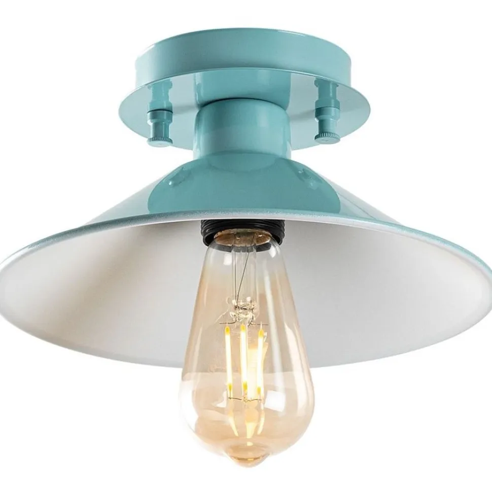 Kattovalaisin Linento Lighting Satama, Ø24cm, E27, max. 40W, IP20, turkoosi