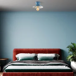 Kattovalaisin Linento Lighting Satama, Ø24cm, E27, max. 40W, IP20, turkoosi
