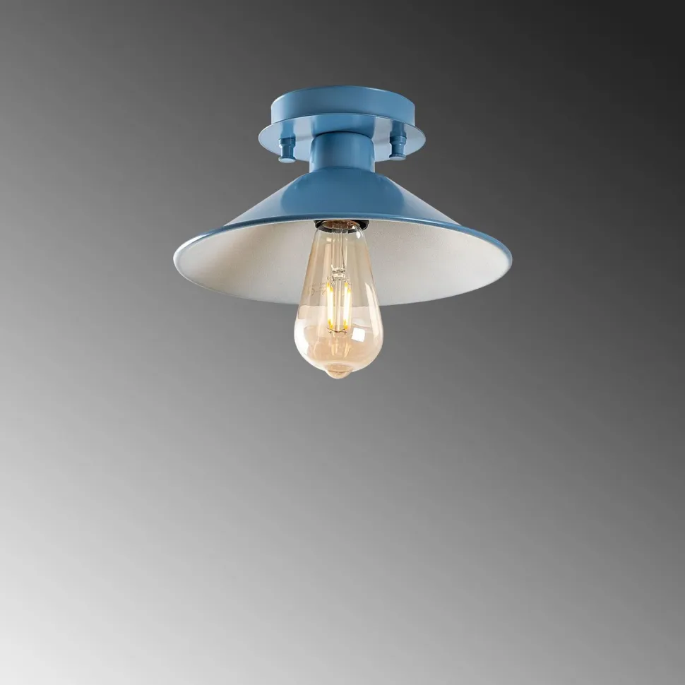Kattovalaisin Linento Lighting Satama, Ø24cm, E27, max. 40W, IP20, turkoosi